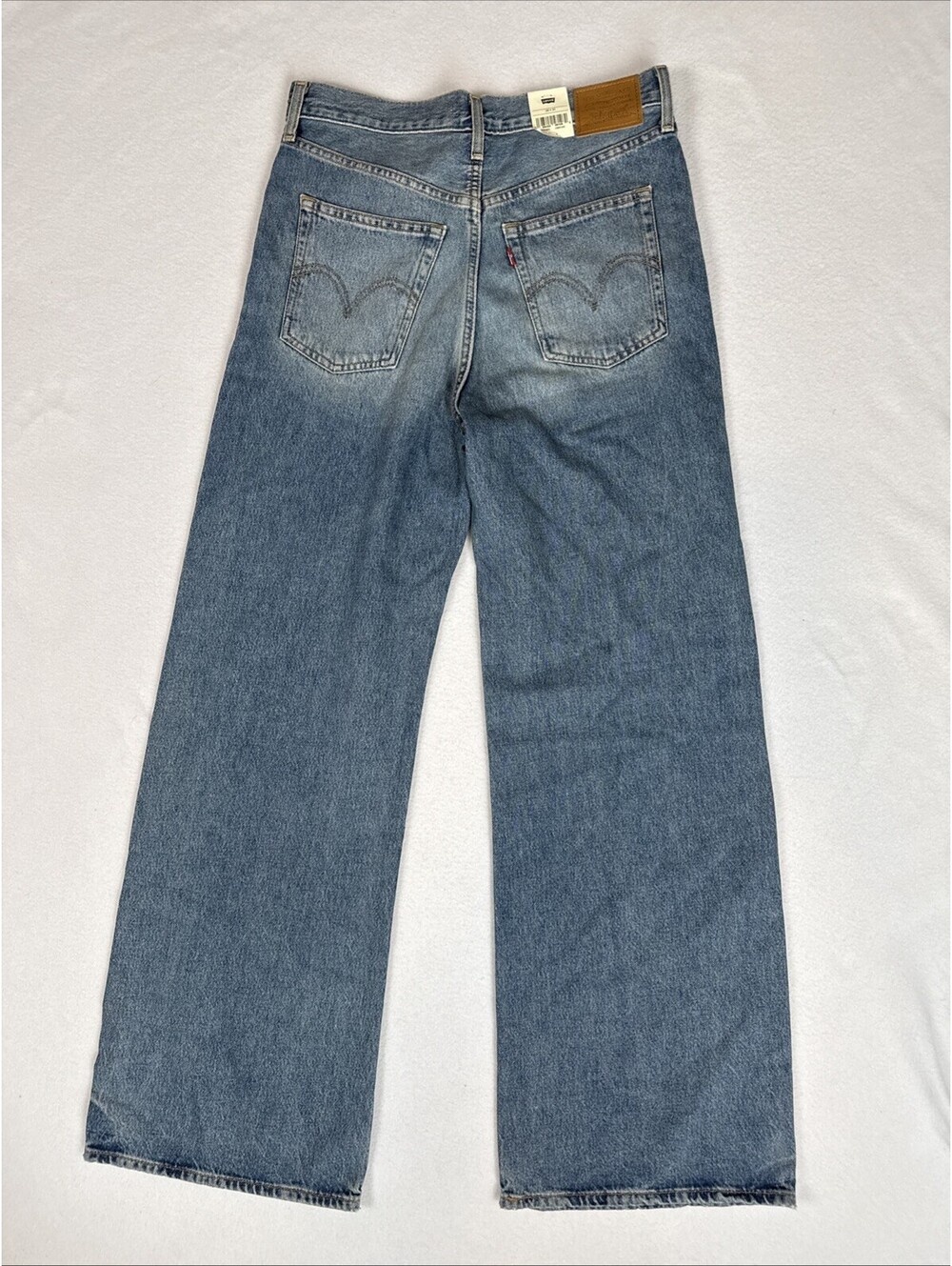 Levi's Women's Wide Leg Blue Jeans - Picture 2 of 14
